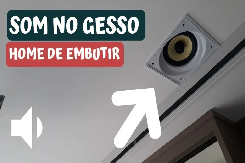 Sistema de Som Embutido no Teto Elegância e Qualidade Sonora para sua Casa 2