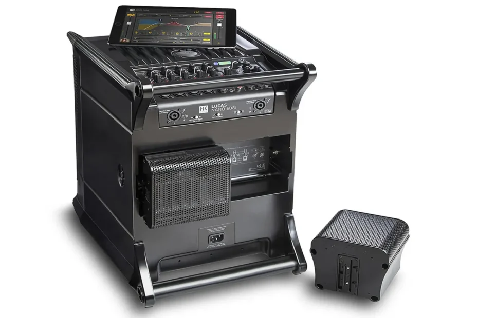HK Audio Lucas Nano 608i Sistema compacto com controle via iPad 2