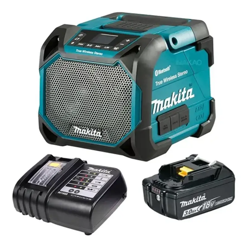 Caixa de Som Makita DMR203 sem fio é a melhor para obra 2